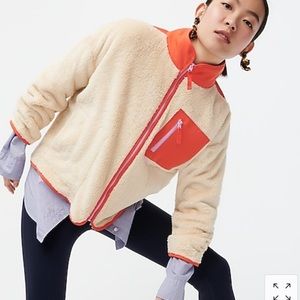 J. Crew Superplush Sherpa Jacket
